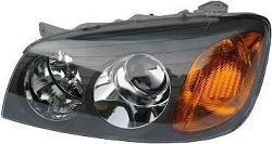 Left Headlamp assy composite includes park/signal/marker lamps; w/o HID - HYUNDAI XG350 2002-2003