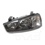 Left Headlamp assy composite includes park/signal/marker lamps; 4dr sedan - HYUNDAI ELANTRA 2001-2003