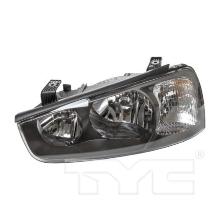 Left Headlamp assy composite includes park/signal/marker lamps; 4dr sedan - HYUNDAI ELANTRA 2001-2003
