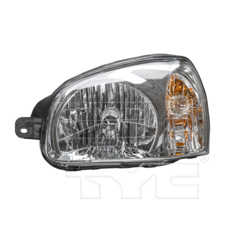 Left Headlamp assy composite includes park/signal lamps; from 7/15/03 - HYUNDAI SANTA FE 2003-2006