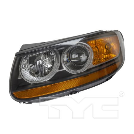 Left Headlamp assy composite - HYUNDAI SANTA FE 2010-2012