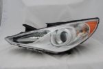 Left Headlamp Assy Composite Gls; Halogen; Type 1; White Bezel