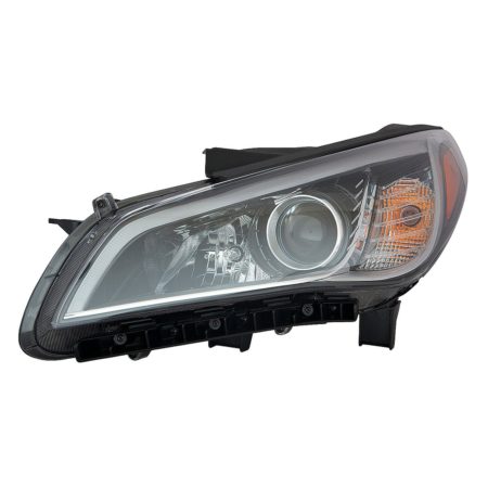 Left Headlamp Assy Composite Sport/Limited; Halogen