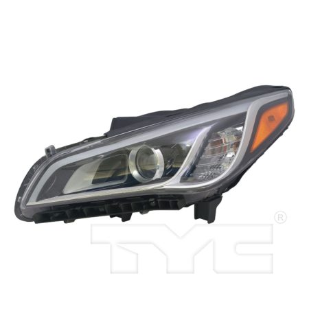 Left Headlamp assy composite HID; w/o Dynamic Bending Light - HYUNDAI SONATA 2015-2017