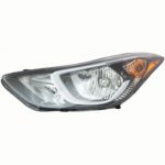 Left Headlamp Assy Composite Usa Built; W/O Led Position Lamp