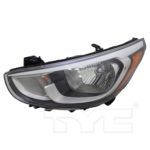Left Headlamp assy composite - HYUNDAI ACCENT 2015-2017