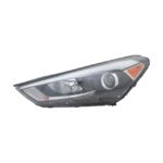 Left Headlamp assy composite Halogen; w/LED Position Lamp - HYUNDAI TUCSON 2016-2018