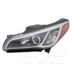Left Headlamp assy composite SE|ECO; w/DRL; Canada Type - HYUNDAI SONATA 2015-2017