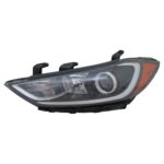 Left Headlamp Assy Composite 2017-2018 HYUNDAI ELANTRA; Sedan; Halogen; USA Built; w/DRL - HYUNDAI ELANTRA 2017-2018