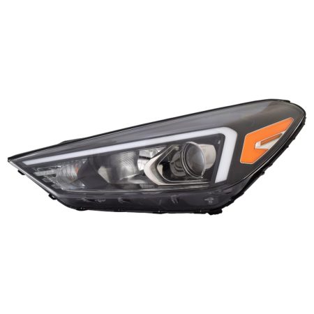 DRIVER SIDE HALOGEN HEADLIGHT; W/O LED-ACCENT; TUCSON 2019-2021