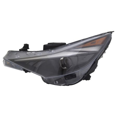 Left Headlamp Assy Composite Halogen; USA Built - HYUNDAI ELANTRA 2021-2021