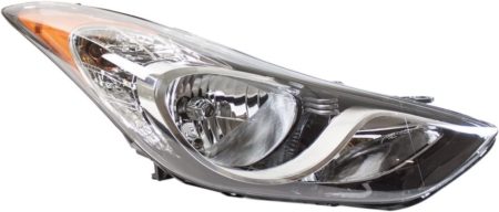 Right Headlamp Assy Composite Sedan; Usa Built - HYUNDAI ELANTRA 2011-2013
