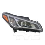Right Headlamp assy composite HID; w/o Dynamic Bending Light - HYUNDAI SONATA 2015-2017