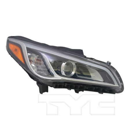 Right Headlamp assy composite HID; w/o Dynamic Bending Light - HYUNDAI SONATA 2015-2017