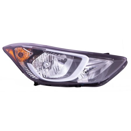 Right Headlamp assy composite Korea Built; w/o LED Position Lamp - HYUNDAI ELANTRA 2014-2016
