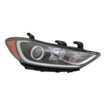 Right Headlamp assy composite HID; w/Dynamic Bending - HYUNDAI ELANTRA 2017-2018