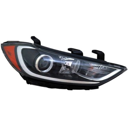 Right Headlamp Assy Composite 2017-2018 HYUNDAI ELANTRA; Sedan; Halogen; USA Built; w/DRL