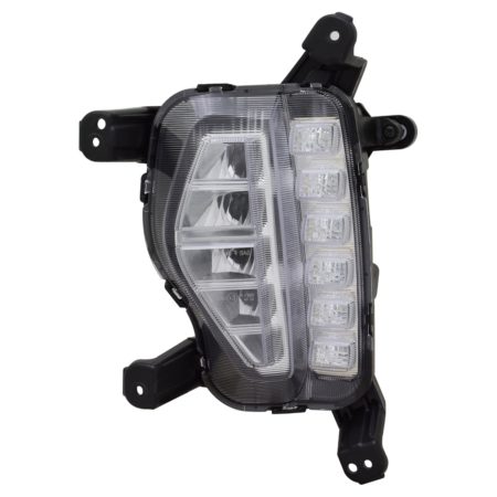 Left Fog lamp assy LED; w/DRL - HYUNDAI SANTA FE XL 2019-2019