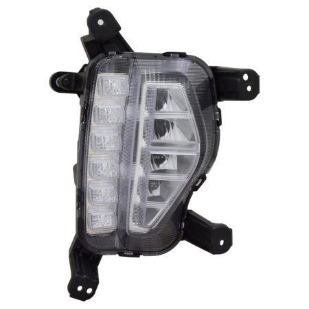 Right Fog lamp assy LED; w/DRL - HYUNDAI SANTA FE XL 2019-2019