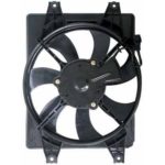 Condenser fan electric fan assembly; w/1.5L engine; w/manual trans - HYUNDAI ACCENT 2000-2006