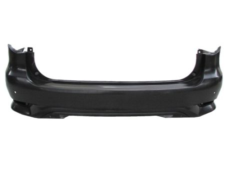 Rear bumper cover w/o Backup Collision Intervention; w/Park Assist; w/Towing Hitch; prime - INFINITI QX60 2016-2017