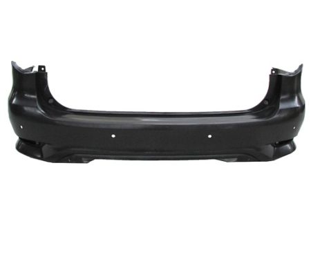 Rear bumper cover w/Backup Collision Intervention; w/Park Assist; w/Towing Hitch; prime - INFINITI QX60 2016-2017