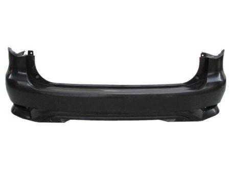 Rear bumper cover w/o Backup Collision Intervention; w/o Park Assist; w/Towing Hitch; prime - INFINITI QX60 2016-2017