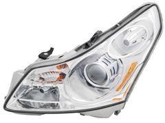 Left Headlamp assy composite Sedan; w/o Technology Pkg - INFINITI G35 2007-2008