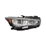 Right Headlamp assy composite w/o Adaptive Headlamps CAPA - INFINITI Q50 2018-2022