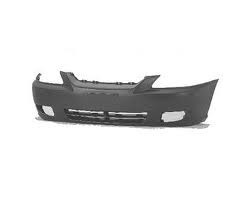 Front bumper cover prime; requires inserts w/Fog Lamps or w/o Fog Lamps - KIA RIO 2003-2005