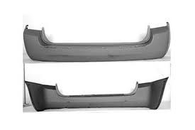 Rear bumper cover BASE; w/o Park Assist - KIA SEDONA 2007-2011