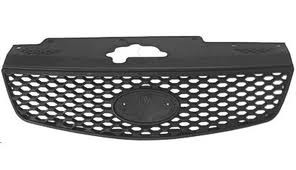 Grille assy Type 1; Black; Mesh - KIA RIO5 2006-2010