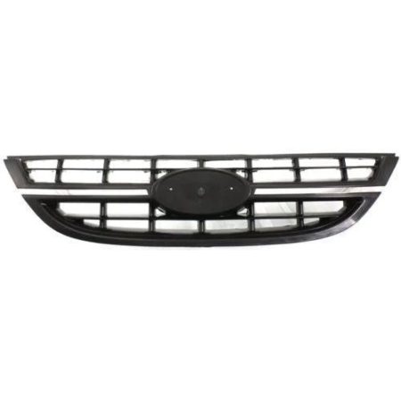 Grille assy EX|SX; Chrome Insert - KIA SPECTRA 2006-2006
