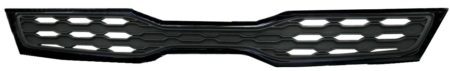 Grille assy H/B; Upper; w/o Chrome Mldg; w/o Fog Lamps - KIA RIO 2012-2015
