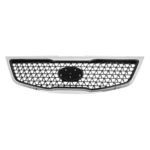 Grille assy 2.4L; Black/Chrome - KIA SPORTAGE 2014-2016