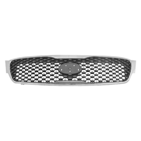 Grille assy L|LX; Matte Black/Chrome - KIA SORENTO 2016-2018