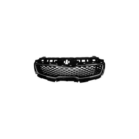 Grille assy AWD; w/o Pre-Collision System; Gloss Black; w/Chrome Frame - KIA SPORTAGE 2017-2018