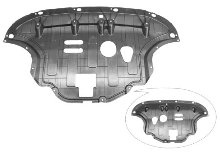 Lower engine cover 1.6L TURBO; Front - KIA SOUL 2020-2021