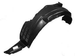 Left Front fender inner panel 4dr sedan; plastic liner - KIA RIO 2006-2010