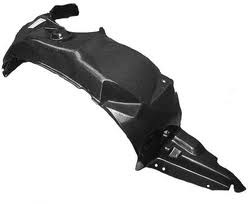 Right Front fender splash shield 4dr sedan; fender liner; early design - KIA SPECTRA 2000-2004