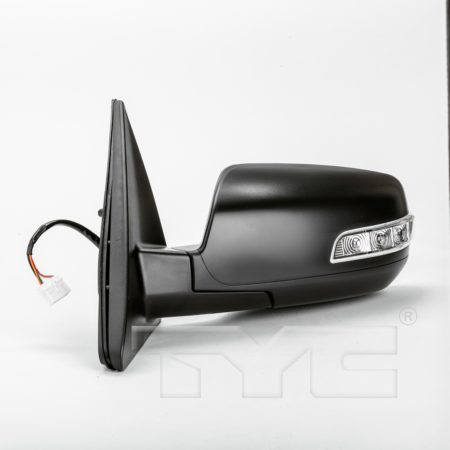 Left Mirror outside rear view EX|LX; Power; Heated; w/o Pwr Folding; w/Signal Lamp; PTM - KIA SORENTO 2011-2015