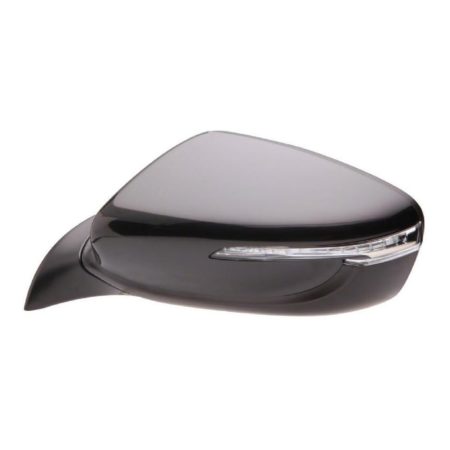 Left Mirror outside rear view Sedan; Power; Heated; w/o Puddle Lamp; w/Signal Lamp; Man Folding; PTM - KIA FORTE 2014-2016