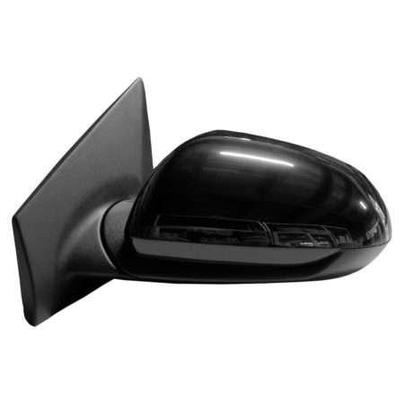 Left Mirror outside rear view EX|S; H/B; Power; Heated; w/o Signal Lamp; Black - KIA RIO 2018-2020