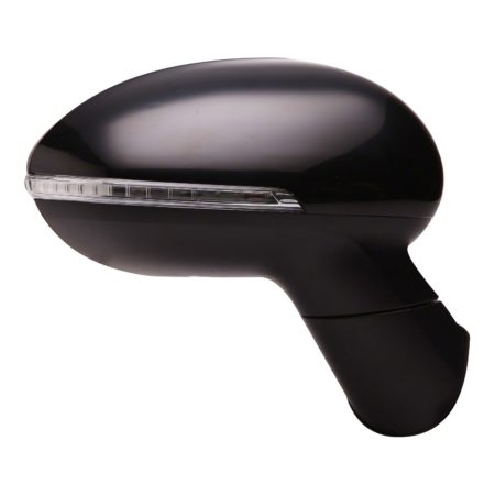 Right Mirror outside rear view H/B; Power; Heated; w/Turn Signal Lamp; Pwr-Folding; PTM - KIA RIO 2012-2014