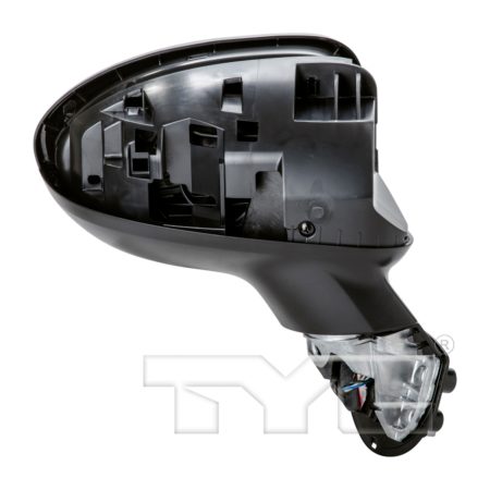 Right Mirror outside rear view H/B; Power; Heated; w/o Turn Signal Lamp; PTM - KIA RIO 2012-2014