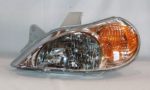 Left Headlamp assy composite includes park/signal/marker lamps; 4dr hatchback; Cinco - KIA RIO 2002-2002