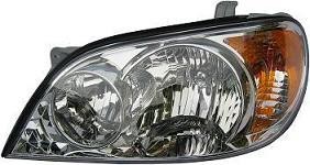 Left Headlamp assy composite includes park/signal/marker lamps - KIA SEDONA 2002-2005