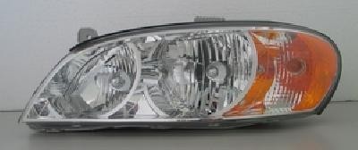 Left Headlamp assy composite 4dr sedan; early design - KIA SPECTRA 2002-2004