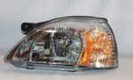 Left Headlamp assy composite RX-V; includes park/signal/marker lamps - KIA RIO 2003-2005