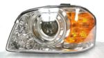 Left Headlamp assy composite low beam; includes park/signal lamps - KIA MAGENTIS 2003-2004